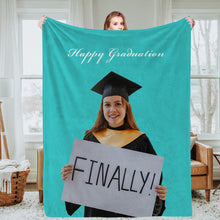 Load image into Gallery viewer, Christmas Gift Personalized Photo Blankets Custom Blankets with Picture Fleece Throw Blanket