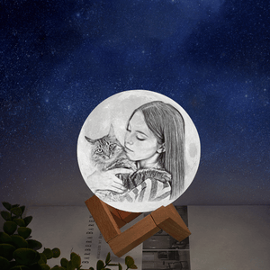 Custom Photo Moon Lamp Christmas Gifts
