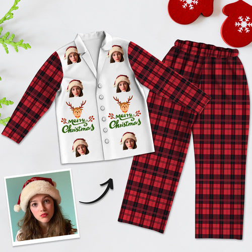 Christmas Pajamas Sleepwear Christmas Photo Pajamas Custom Pajamas Christmas Gift