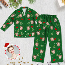 Load image into Gallery viewer, Custom Christmas Pajamas Customized Photo Christmas Sleepwear Christmas Gift