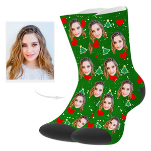 Personalized Christmas Socks Photo Socks Custom Socks with Picture