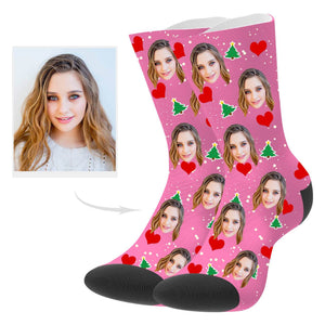 Personalized Christmas Socks Photo Socks Custom Socks with Picture