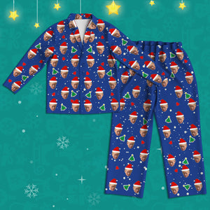 Funny Trump Dancing Pajamas Set Trump Christmas Pajamas Long Sleeve Trump Christmas Family Sleepwear