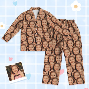 Kids Custom Pajamas Kids Personalized Face Pajamas Kids Face Photo Pajamas Christmas Gift