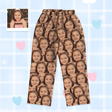 Load image into Gallery viewer, Kids Custom Pajamas Kids Personalized Face Pajamas Kids Face Photo Pajamas Christmas Gift