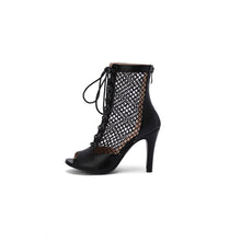 Load image into Gallery viewer, Women's Professional Dance Shoes Mesh Ballroom Practice Footwear Salsa Jazz Heels Boots
