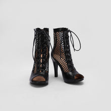 Load image into Gallery viewer, Women's Professional Dance Shoes Mesh Ballroom Practice Footwear Salsa Jazz Heels Boots