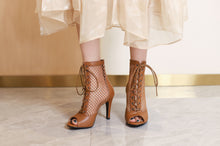 Load image into Gallery viewer, Women's Professional Dance Shoes Mesh Ballroom Practice Footwear Salsa Jazz Heels Boots