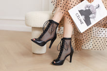 Load image into Gallery viewer, Women's Professional Dance Shoes Mesh Ballroom Practice Footwear Salsa Jazz Heels Boots