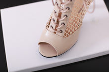 Load image into Gallery viewer, Women's Professional Dance Shoes Mesh Ballroom Practice Footwear Salsa Jazz Heels Boots