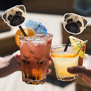 Custom Drink Stirrers with Face Birthday Party Stir Sticks Custom Drink Stirrers for Wedding Bachelor Party