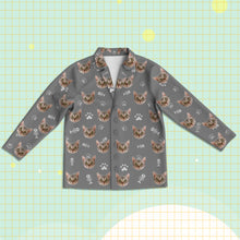 Load image into Gallery viewer, Cat Pajamas Custom Cat Face Pajamas Cat Photo Pajamas Custom Christmas Gift for Cat Dad Mom