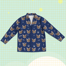 Load image into Gallery viewer, Cat Pajamas Custom Cat Face Pajamas Cat Photo Pajamas Custom Christmas Gift for Cat Dad Mom