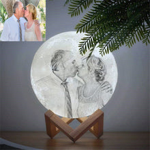 Load image into Gallery viewer, Custom Moon Lamp With Picture 16 Colors 2 Colors Christmas Gift Idea