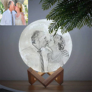 Custom Moon Lamp With Picture 16 Colors 2 Colors Christmas Gift Idea