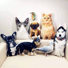 Load image into Gallery viewer, Custom Dog Head Pillow Custom Cat Photo Pillow Personalized Pet Head Body Pillow