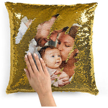 Load image into Gallery viewer, Christmas Magic Sequins Pillow Custom Magic Sequins Pillow Multicolor Shiny Christmas Gift