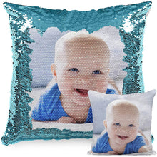 Load image into Gallery viewer, Christmas Magic Sequins Pillow Custom Magic Sequins Pillow Multicolor Shiny Christmas Gift