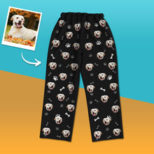 Load image into Gallery viewer, Custom Dog Face Pajamas Personalized Dog Photo Pajamas Home Photo Sleepwear Christmas Gift
