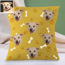 Load image into Gallery viewer, Custom Dog Face Pillow Decorative Cushion Cover Pet Face Pillow Dog Throw Pillows Christmas Gift