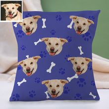 Load image into Gallery viewer, Custom Dog Face Pillow Decorative Cushion Cover Pet Face Pillow Dog Throw Pillows Christmas Gift