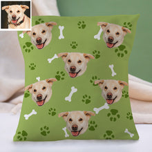 Load image into Gallery viewer, Custom Dog Face Pillow Decorative Cushion Cover Pet Face Pillow Dog Throw Pillows Christmas Gift