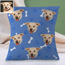 Load image into Gallery viewer, Custom Dog Face Pillow Decorative Cushion Cover Pet Face Pillow Dog Throw Pillows Christmas Gift