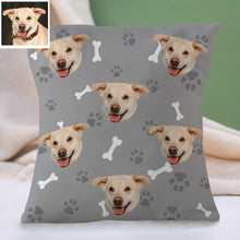 Load image into Gallery viewer, Custom Dog Face Pillow Decorative Cushion Cover Pet Face Pillow Dog Throw Pillows Christmas Gift
