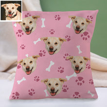 Load image into Gallery viewer, Custom Dog Face Pillow Decorative Cushion Cover Pet Face Pillow Dog Throw Pillows Christmas Gift