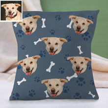 Load image into Gallery viewer, Custom Dog Face Pillow Decorative Cushion Cover Pet Face Pillow Dog Throw Pillows Christmas Gift