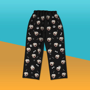 Custom Dog Face Pajamas Personalized Dog Photo Pajamas Home Photo Sleepwear Christmas Gift