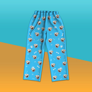 Custom Dog Face Pajamas Personalized Dog Photo Pajamas Home Photo Sleepwear Christmas Gift