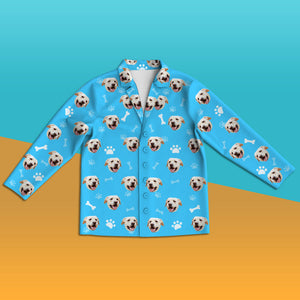 Custom Dog Face Pajamas Personalized Dog Photo Pajamas Home Photo Sleepwear Christmas Gift