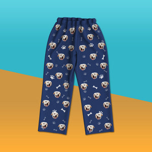 Custom Dog Face Pajamas Personalized Dog Photo Pajamas Home Photo Sleepwear Christmas Gift