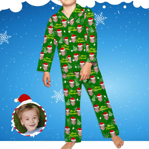 Kids' Christmas Pajamas Custom Christmas Pajamas Kids Custom Pajamas Personalized Photo Pajamas