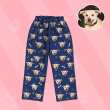 Load image into Gallery viewer, Kids Custom Pajamas Kids Personalized Dog Photo Pajamas Kids Dog Face Pajamas Christmas Gift