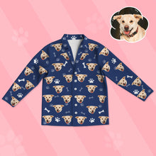 Load image into Gallery viewer, Kids Custom Pajamas Kids Personalized Dog Photo Pajamas Kids Dog Face Pajamas Christmas Gift
