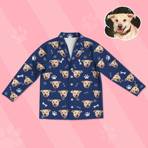 Kids Custom Pajamas Kids Personalized Dog Photo Pajamas Kids Dog Face Pajamas Christmas Gift