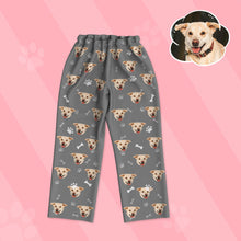 Load image into Gallery viewer, Kids Custom Pajamas Kids Personalized Dog Photo Pajamas Kids Dog Face Pajamas Christmas Gift