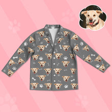 Load image into Gallery viewer, Kids Custom Pajamas Kids Personalized Dog Photo Pajamas Kids Dog Face Pajamas Christmas Gift