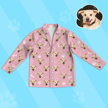 Load image into Gallery viewer, Kids Custom Pajamas Kids Personalized Dog Photo Pajamas Kids Dog Face Pajamas Christmas Gift