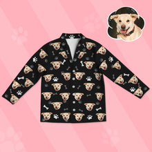 Load image into Gallery viewer, Kids Custom Pajamas Kids Personalized Dog Photo Pajamas Kids Dog Face Pajamas Christmas Gift