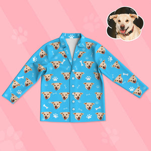Kids Custom Pajamas Kids Personalized Dog Photo Pajamas Kids Dog Face Pajamas Christmas Gift