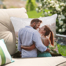 Load image into Gallery viewer, Christmas Magic Sequins Pillow Custom Magic Sequins Pillow Multicolor Shiny Christmas Gift