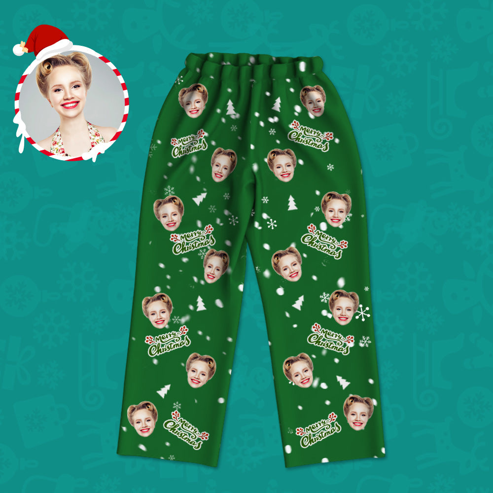 Christmas Gift Christmas Pajamas Customized Christmas Photo Pajamas Face Pajamas