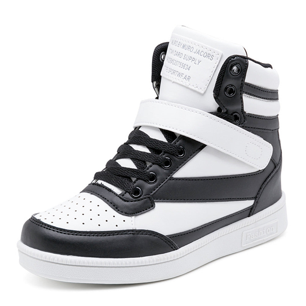 ACE SHOCK Hidden Heeled Sneakers for Women Fashion High Top Wedge Walking Shoes