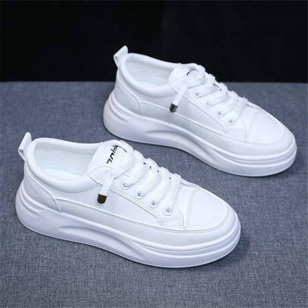 ACE SHOCK Women's Platform Sneakers Lace up Fashion Casual Walking Shoes