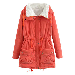 ACE SHOCK Women's Plus Size Winter Coats Faux Fur Lined Quilted Jackets Fashion Winter Parka