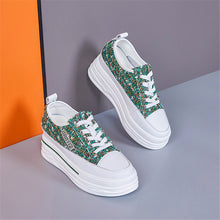 Load image into Gallery viewer, ACE SHOCK Women&#39;s Platform Sneakers with Hidden Heel Lace-up Fashion Walking Shoes