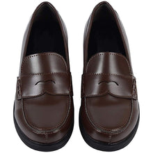 Load image into Gallery viewer, ACE SHOCK Women&#39;s Loafers Chunky Heel Mary Janes Slip on Uniform Dress Shoes JK Lolita Shoes
